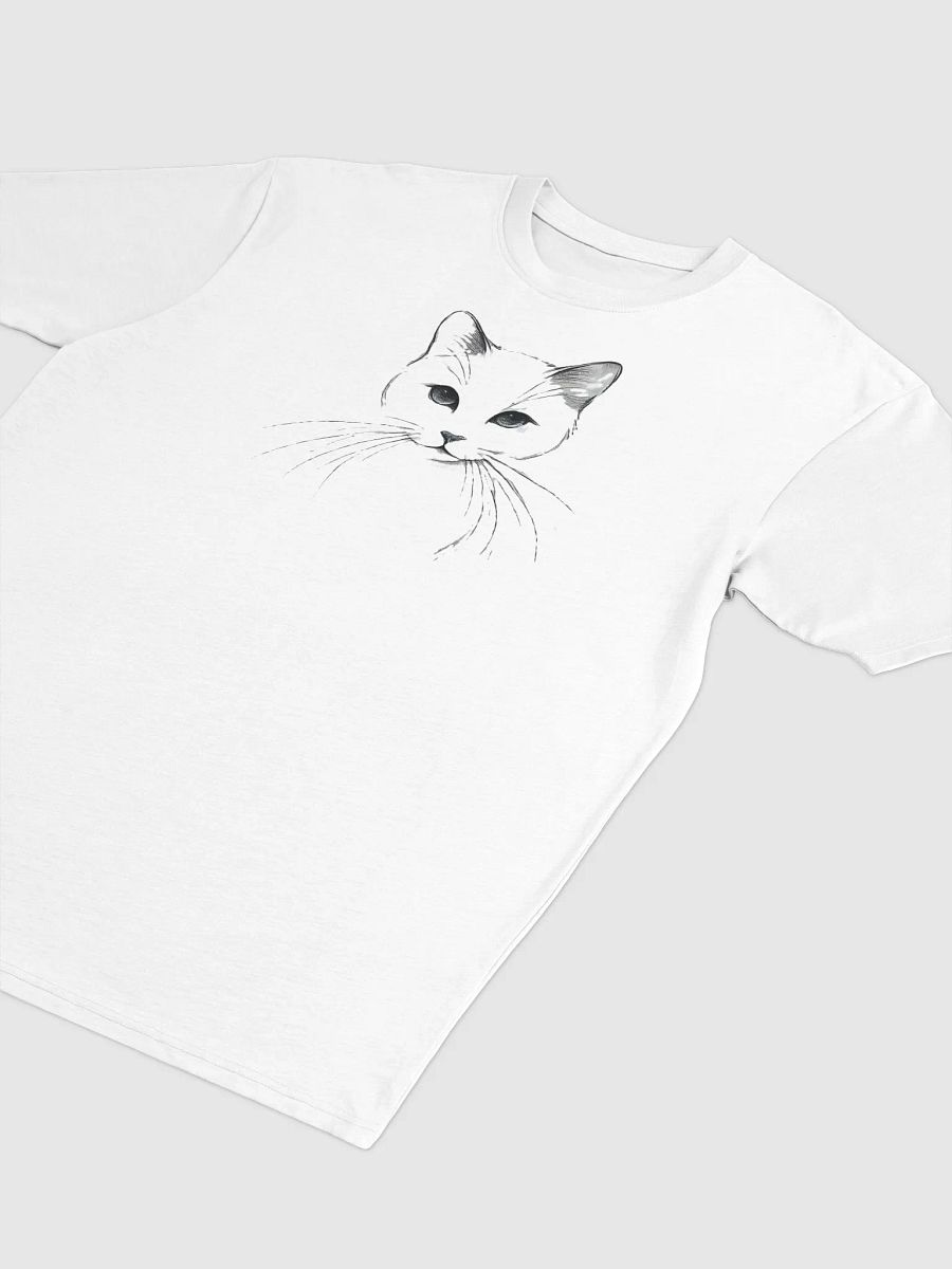 Elegant Feline Sketch Tee product image (7)