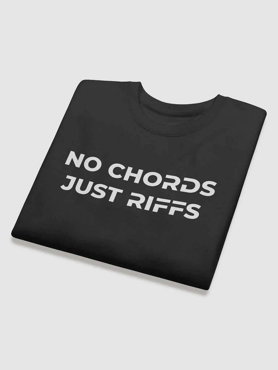 Sweatshirt - No Chords, Just Riffs // TÅBCORE (front & back print) product image (4)