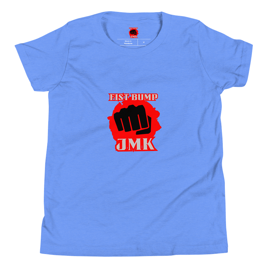 Blue FISTBUMP Bella + Canvas Youth Short Sleeve T-Shirt product image (4)