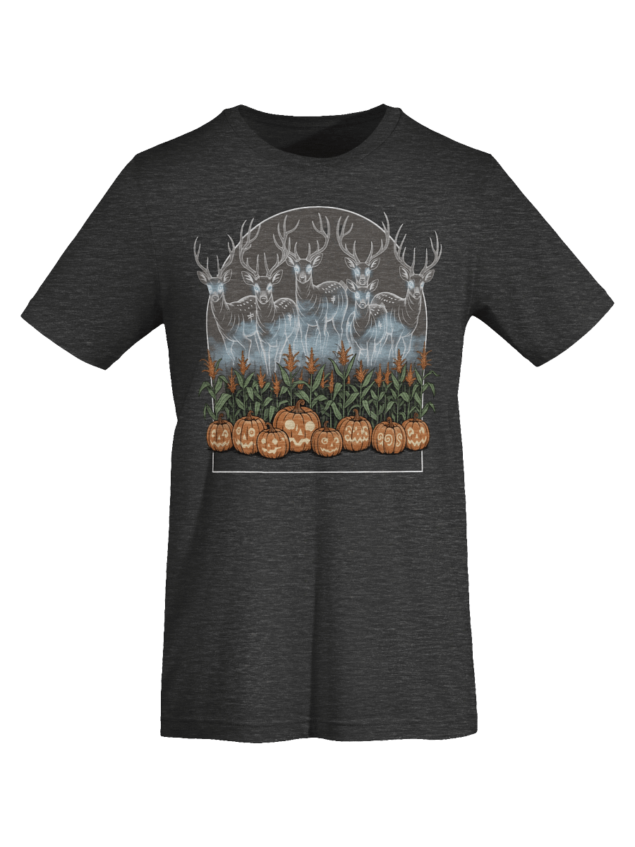 Glowing Ghostly Deer Halloween T-Shirt product image (7)