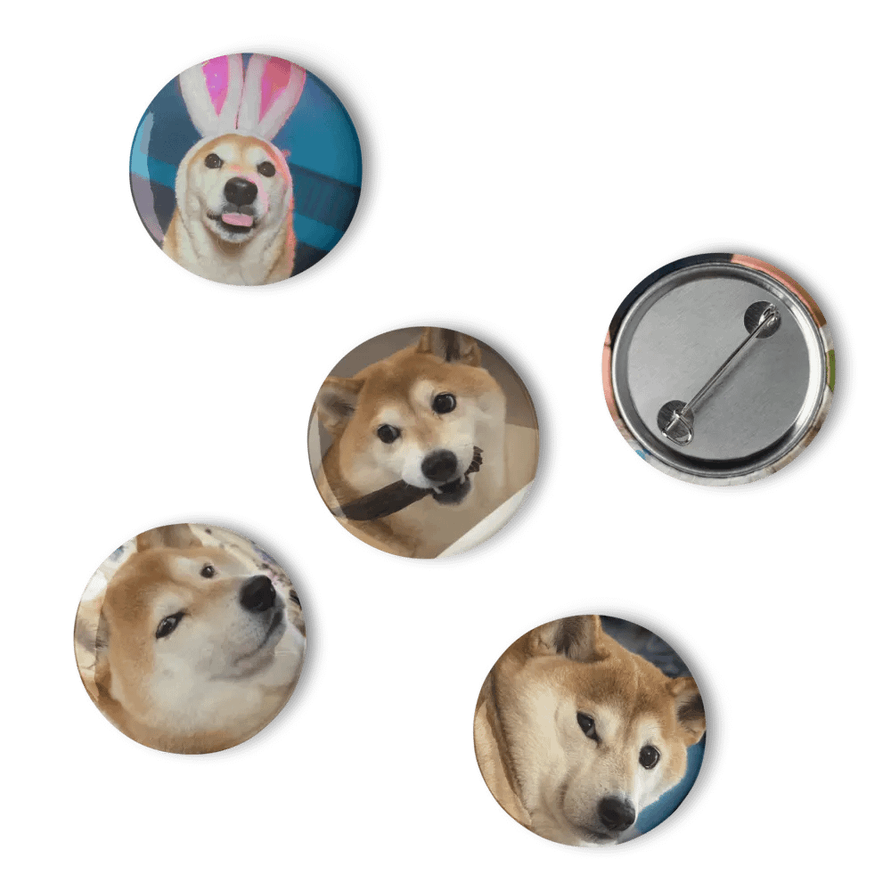 Eevee Bork Pin Badge Set #1 product image (4)