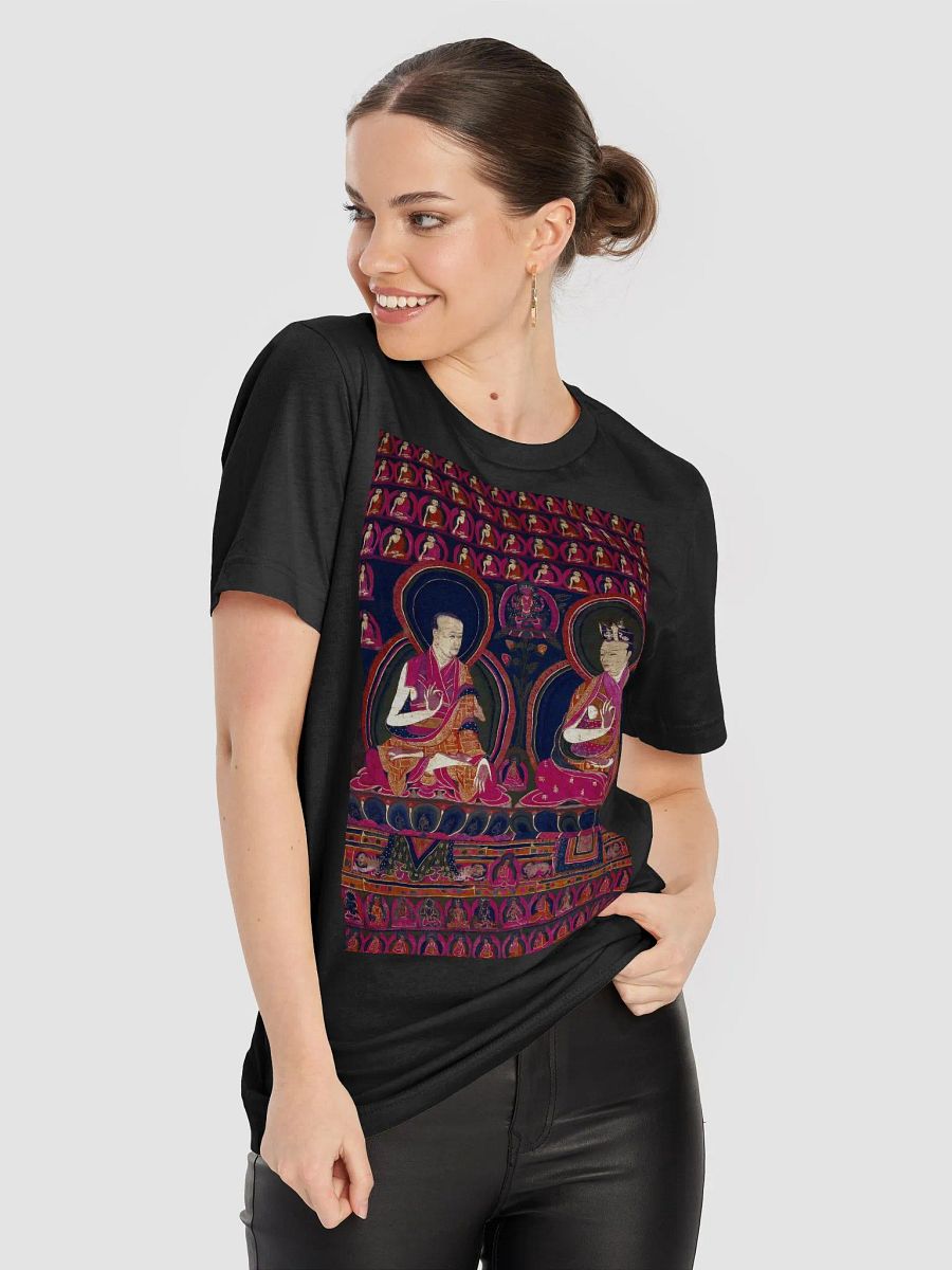 Mikyo Dorje and Sangye Nyenpa Traditional Buddhist Thangka Art Unisex T-Shirt product image (8)