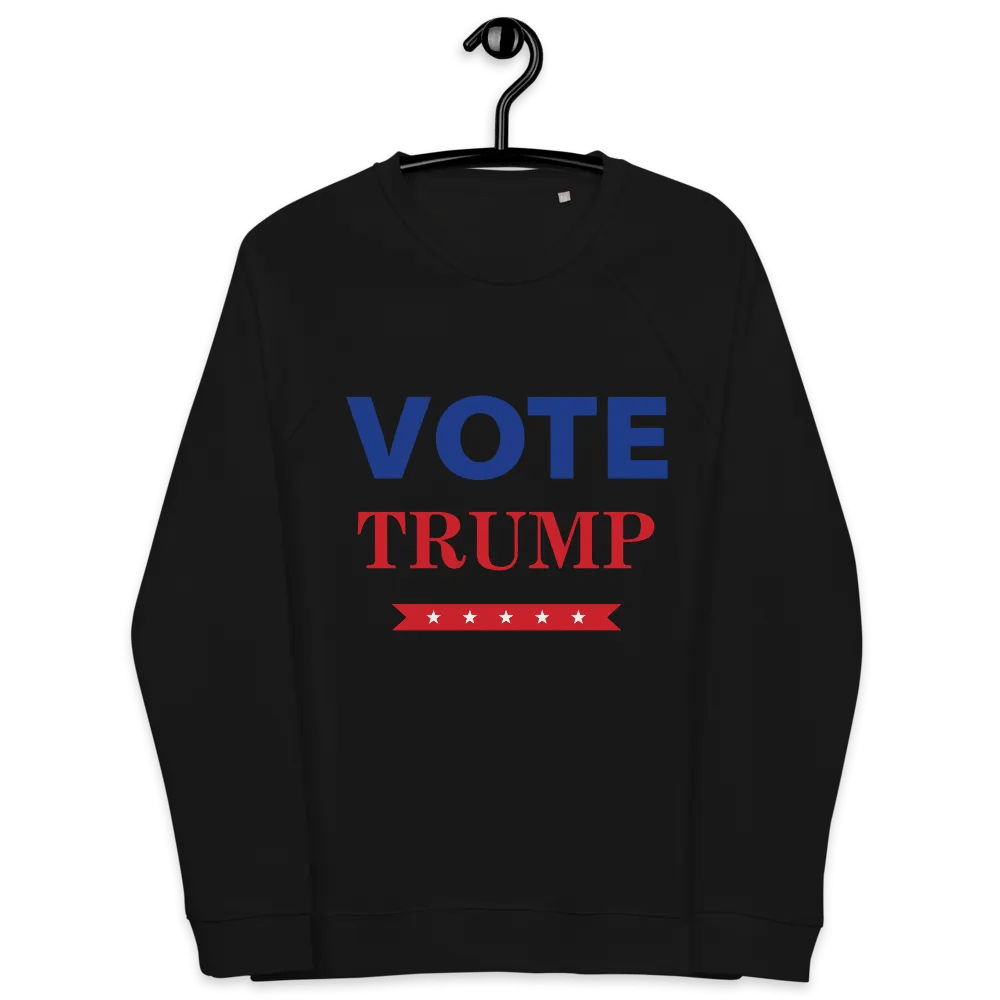 Vote Trump Organic Raglan Sweatshirt product image (9)