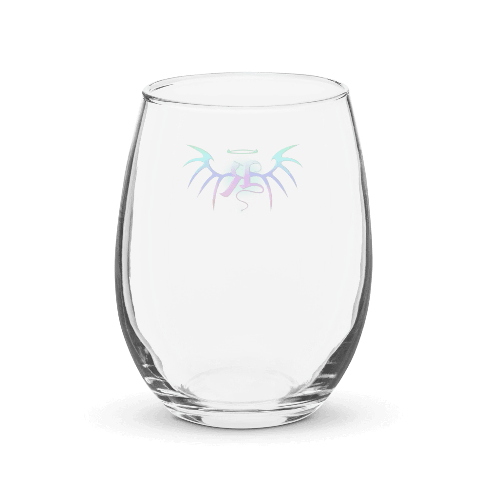 RafaZafar Logo Stemless Wineglass (vaporwave) product image (2)