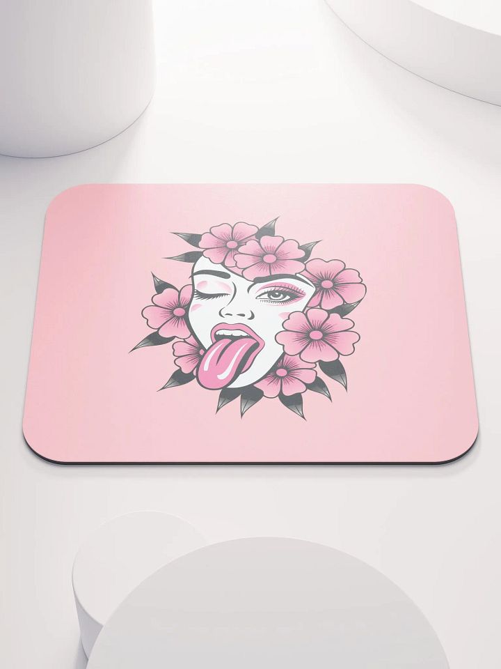 Floral Wink Mouse Pad product image (1)