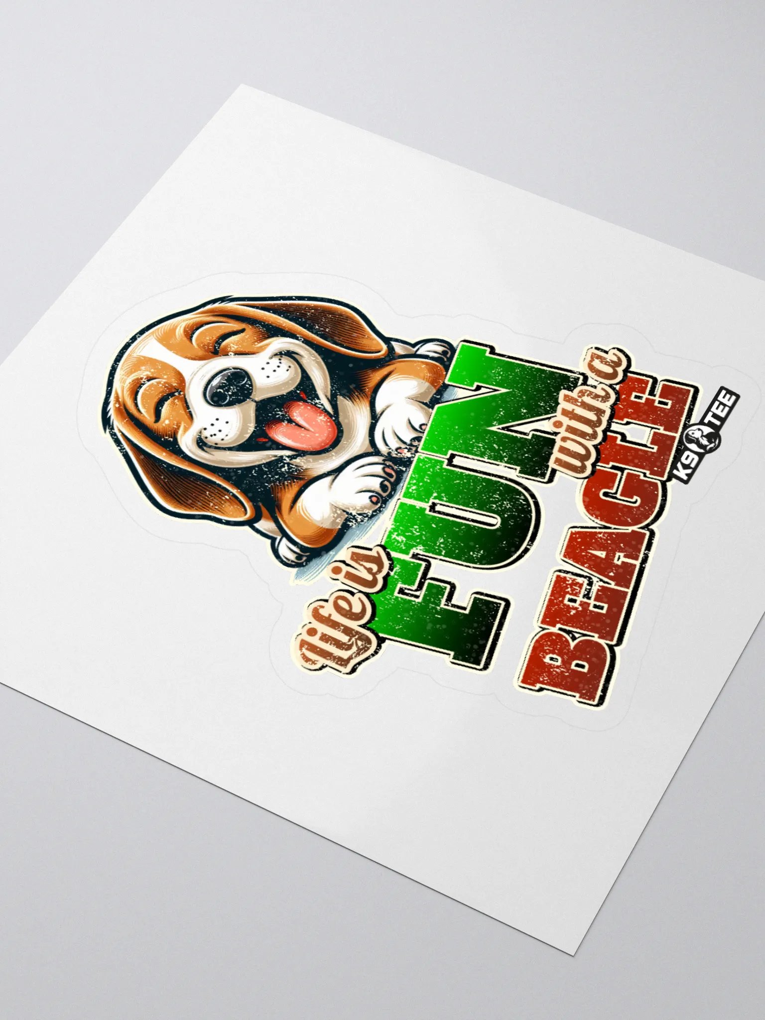 Beagle FUN - Kiss Cut Stickers product image (3)