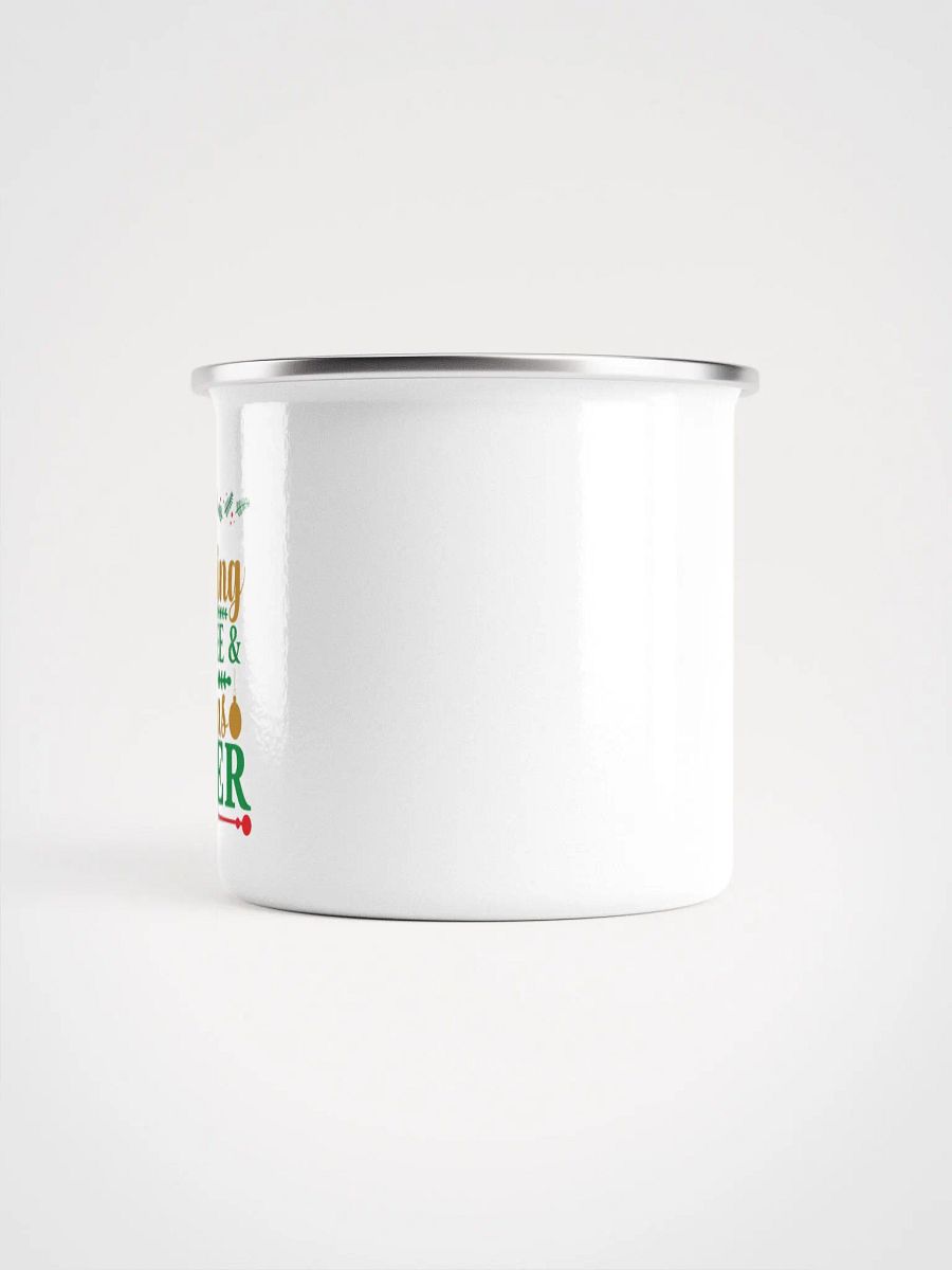 Christmas Cheer Enamel Mug - Right Handed product image (2)