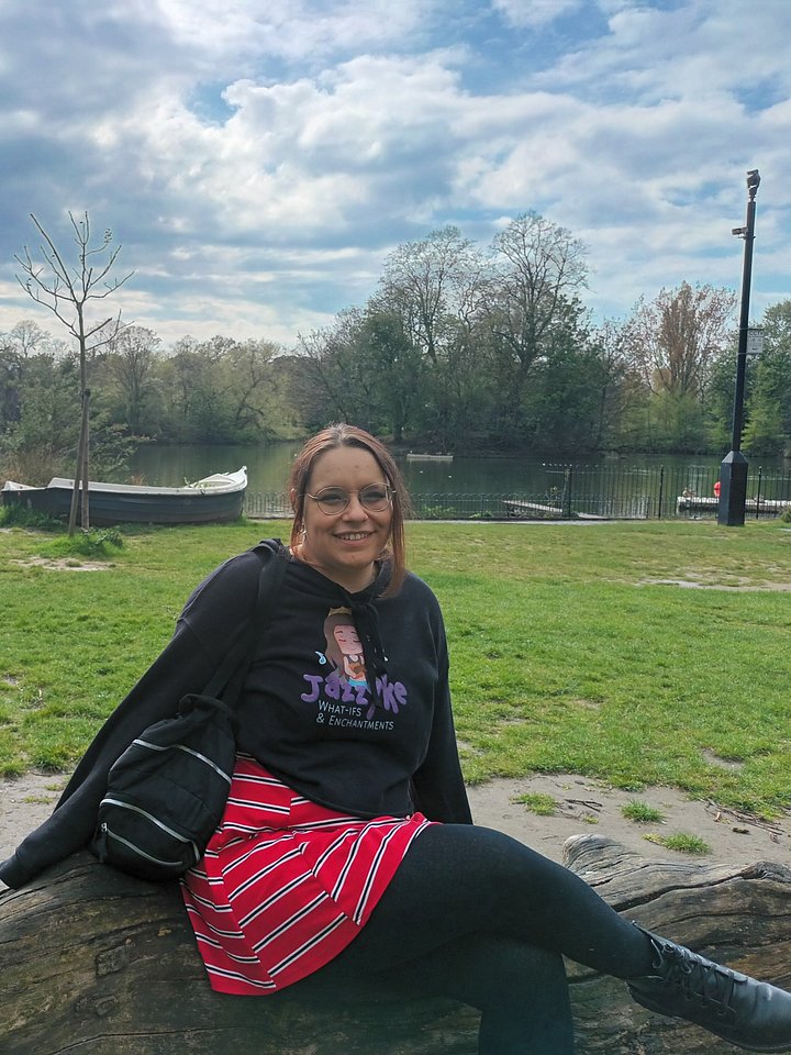 What-Ifs & Enchantments (Logo) ~ Fleece Cropped Hoodie product image (2)