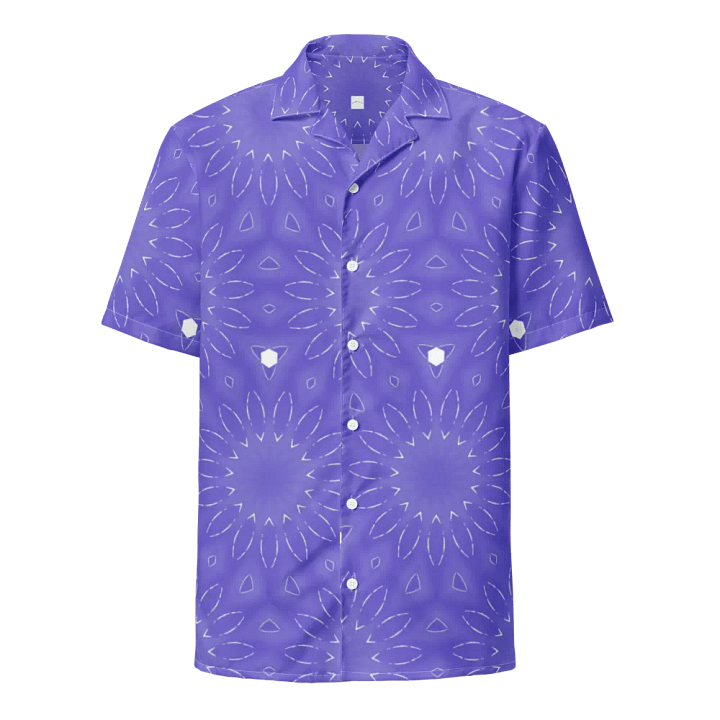 Hawaiin Style Shirt, Button Up, Unisex, Floral Burst product image (1)