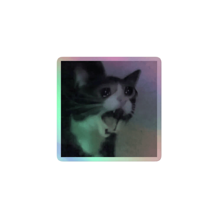 Sad Cat Sticker product image (2)