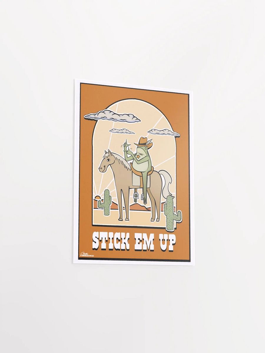 "Wild West Frog" Matte Poster product image (3)