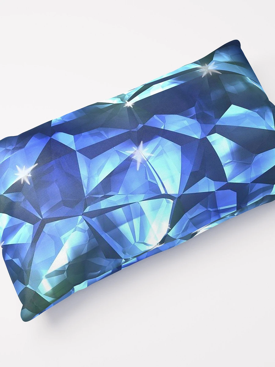 Blue Crystals Pattern Throw Pillow product image (11)