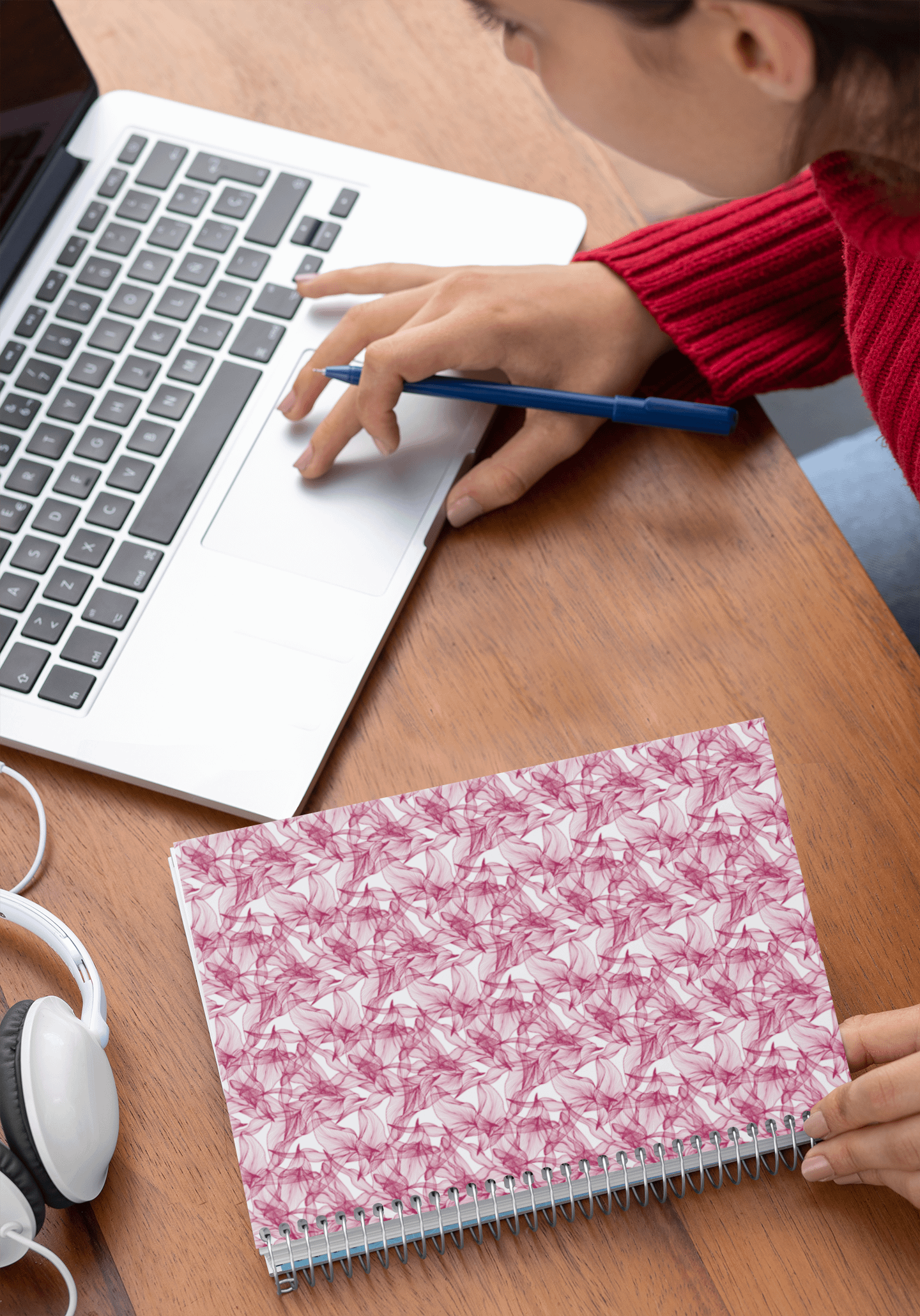 Pink Patterned Notebook product image (2)