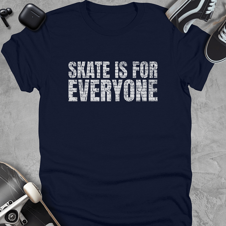 Skate is for everyone, Skateboarding t-shirt, Unisex product image (3)