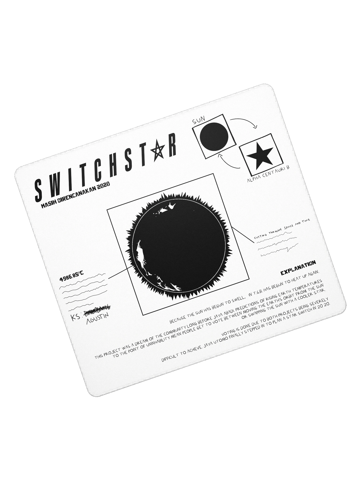 DESKMAT | SWITCHSTAR (WHITE EDITION) product image (1)