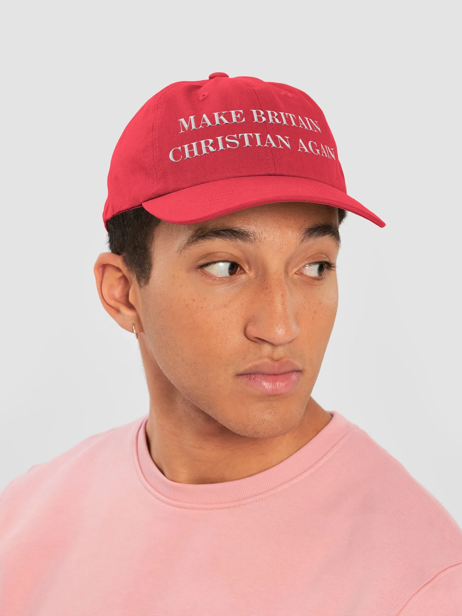 “Make Britain Christian Again” Red Patriot Cap product image (18)