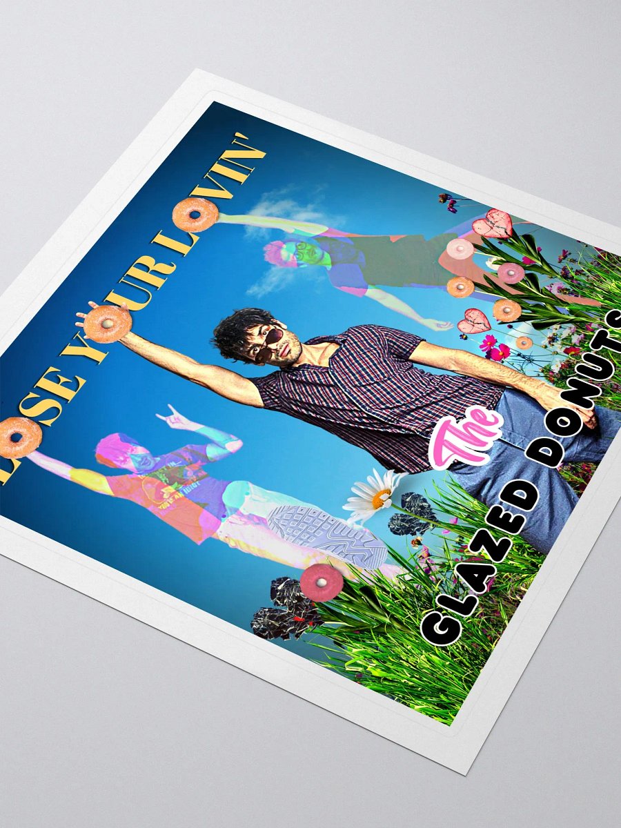 The Glazed Donuts - Lose Your Lovin' - Single Cover Art Sticker II product image (3)