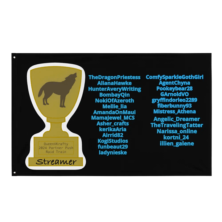 STREAMER LINEUP FLAG product image (1)