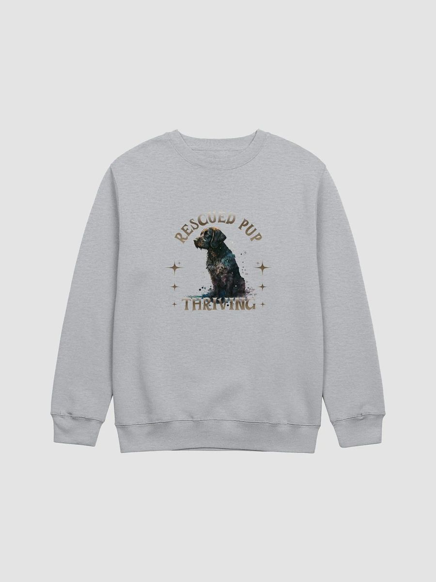 Rescued Pup Thriving Crewneck Sweatshirt product image (1)