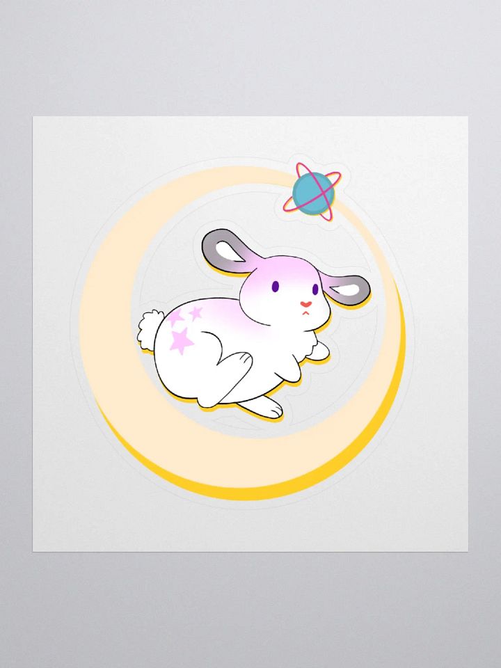 Tsuki the Moon Bunny SpaceBun Sticker product image (2)
