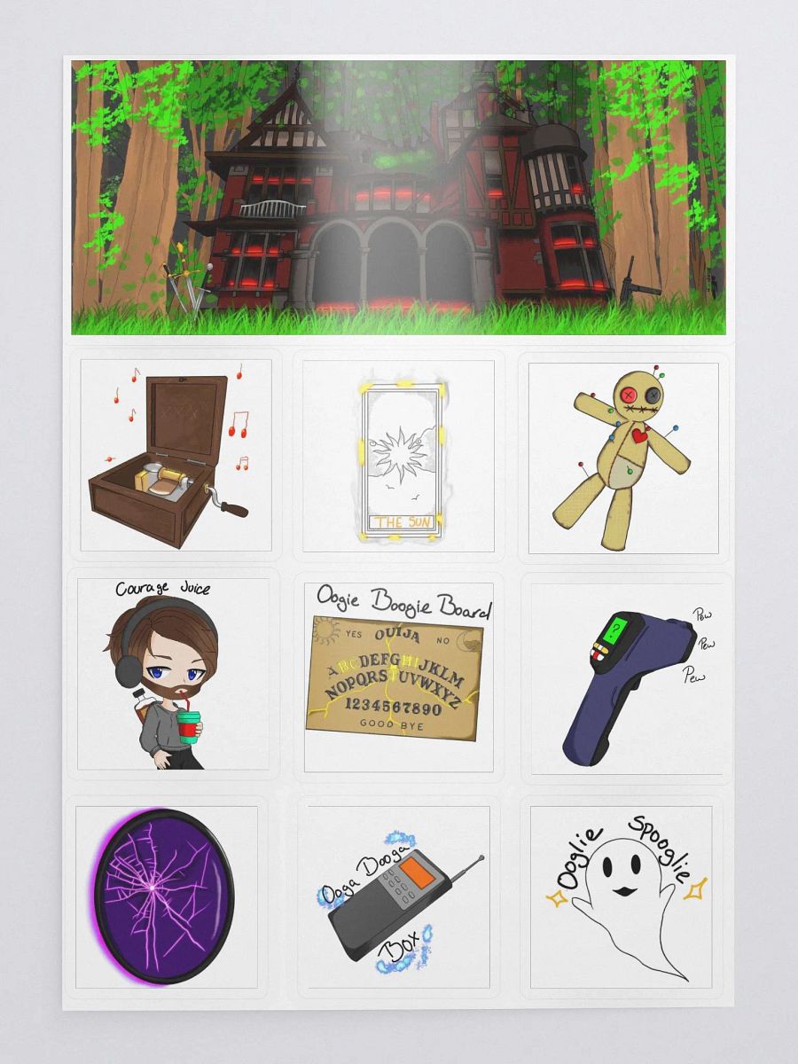 Oogle Spoogle Sticker Sheet product image (1)