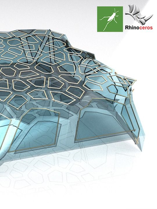Voronoi Pattern Parametric Furniture Design Grasshopper Rhino Files Download product image (2)