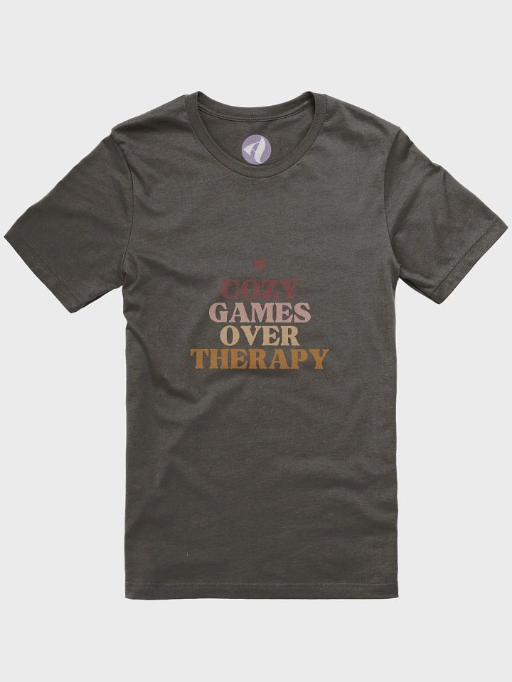 Cozy Games Over Therapy Tee product image (5)