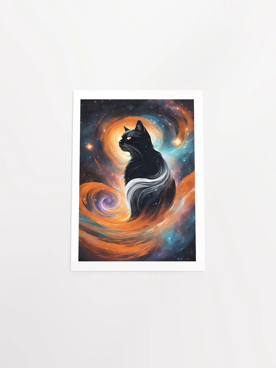 Cosmic BLACK Cat Dreamscape Poster product image (15)
