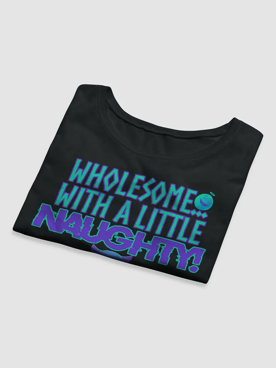 Wholesome/Naughty V2 Crop Tee product image (8)