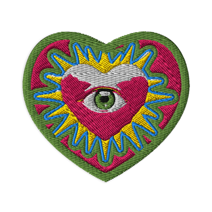 Eye Love You Today Patch Green product image (1)