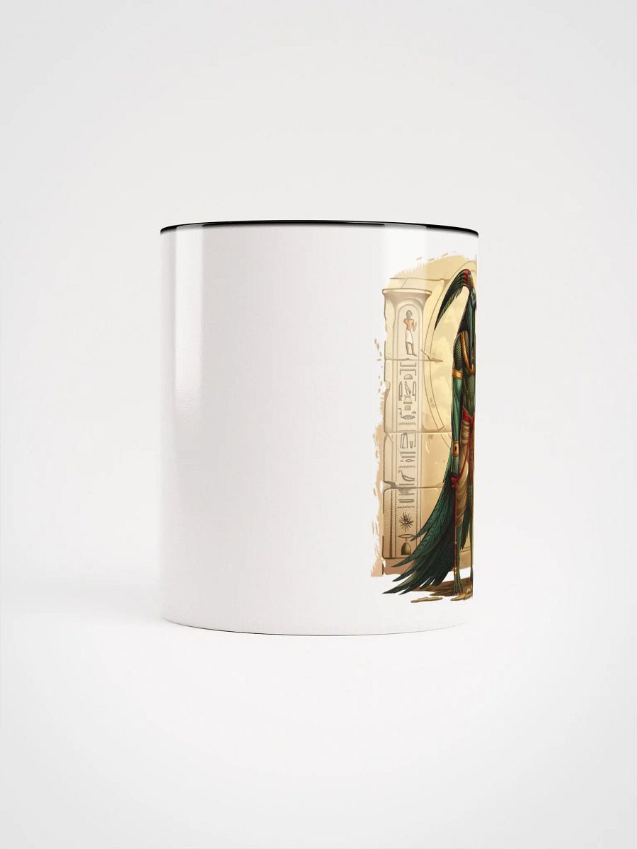 Thoth - The Egyptian God of Wisdom Ceramic Mug with Black Color Inside product image (9)