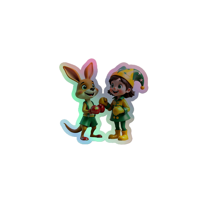JessyJesty “Jump with Joy” Holographic Sticker Sheet product image (1)