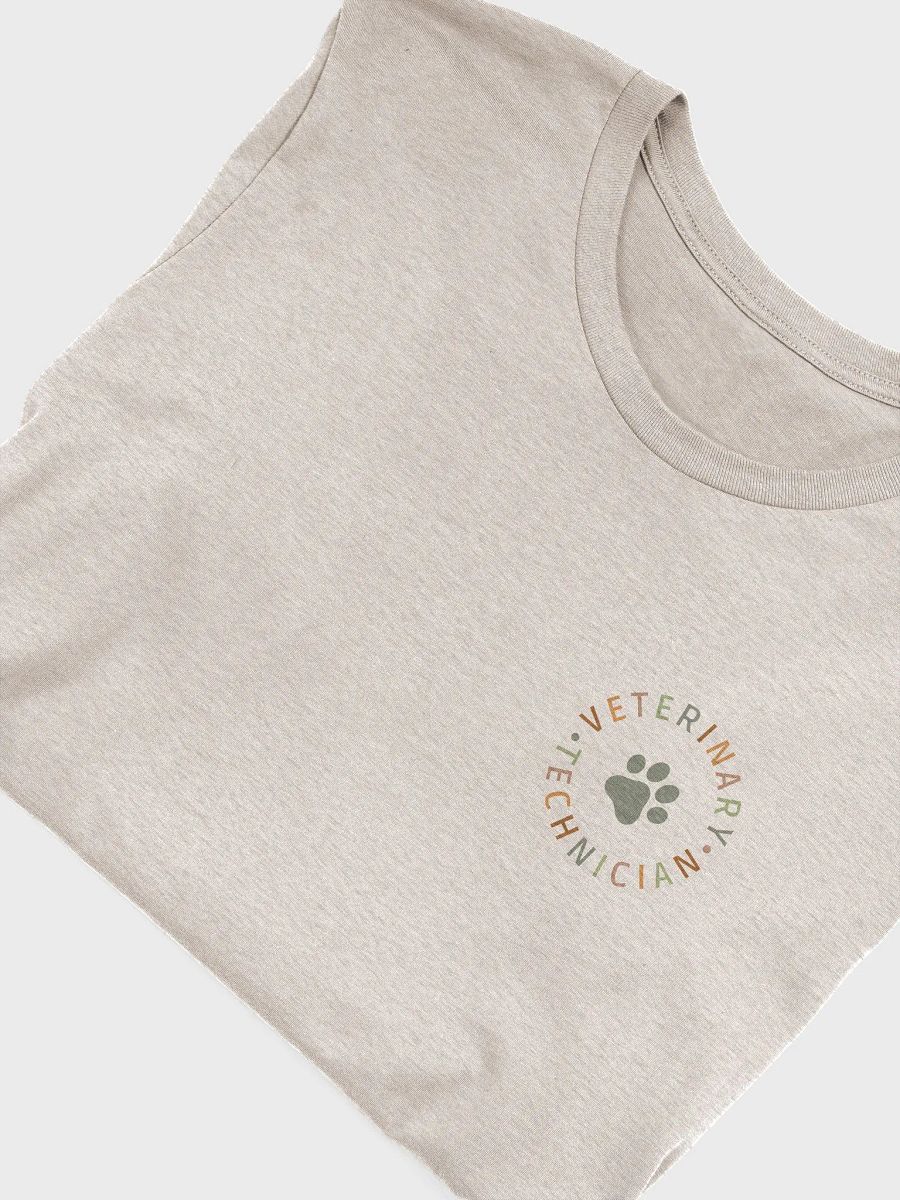 "Veterinary technician - pastel colors" t-shirt (Light background) product image (3)