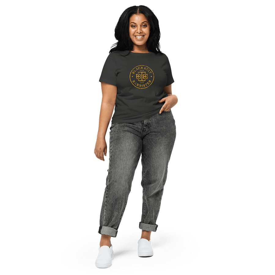 BBB Distressed Women's High-Waisted Tee Gold product image (20)