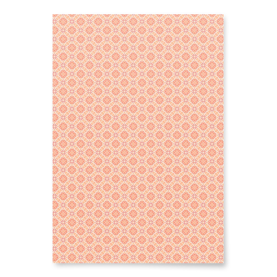 Peach Mosaic Wrapping Paper product image (4)