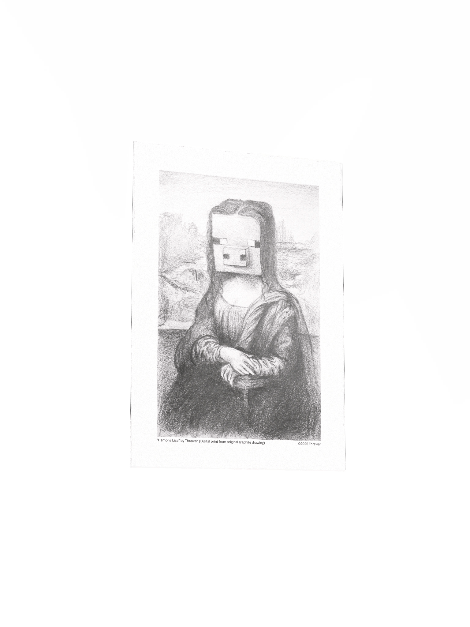 "Hamona Lisa" Digital Print product image (3)