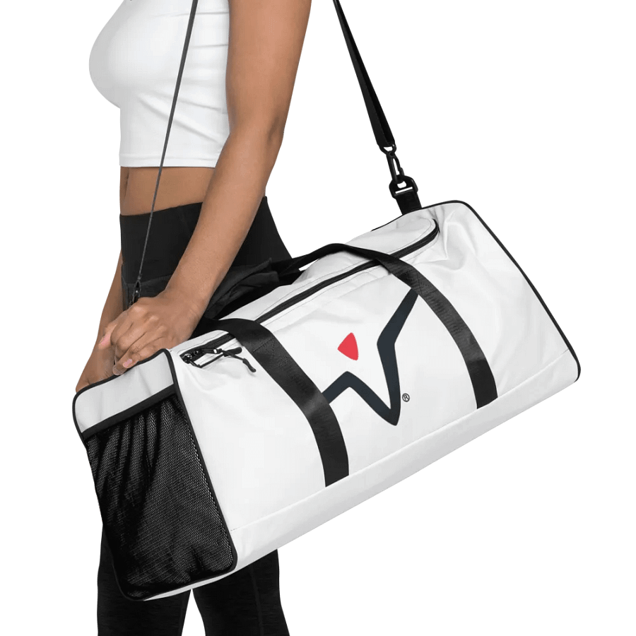 FTA - Checkmark Chic All-Over Print Duffle Bag product image (4)