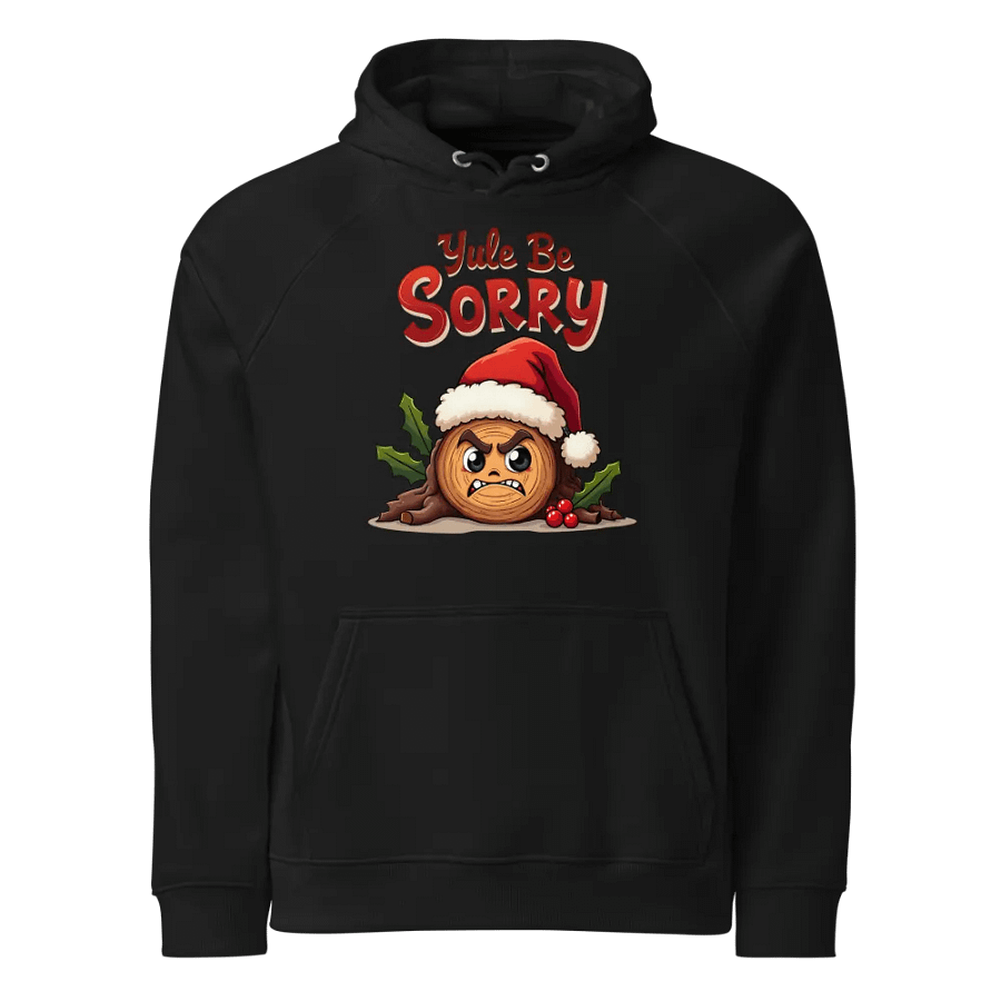 Grumpy Yule Log Eco Hoodie product image (1)