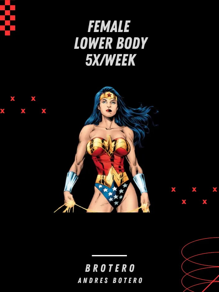 Female Lower Body 5x/Week product image (1)