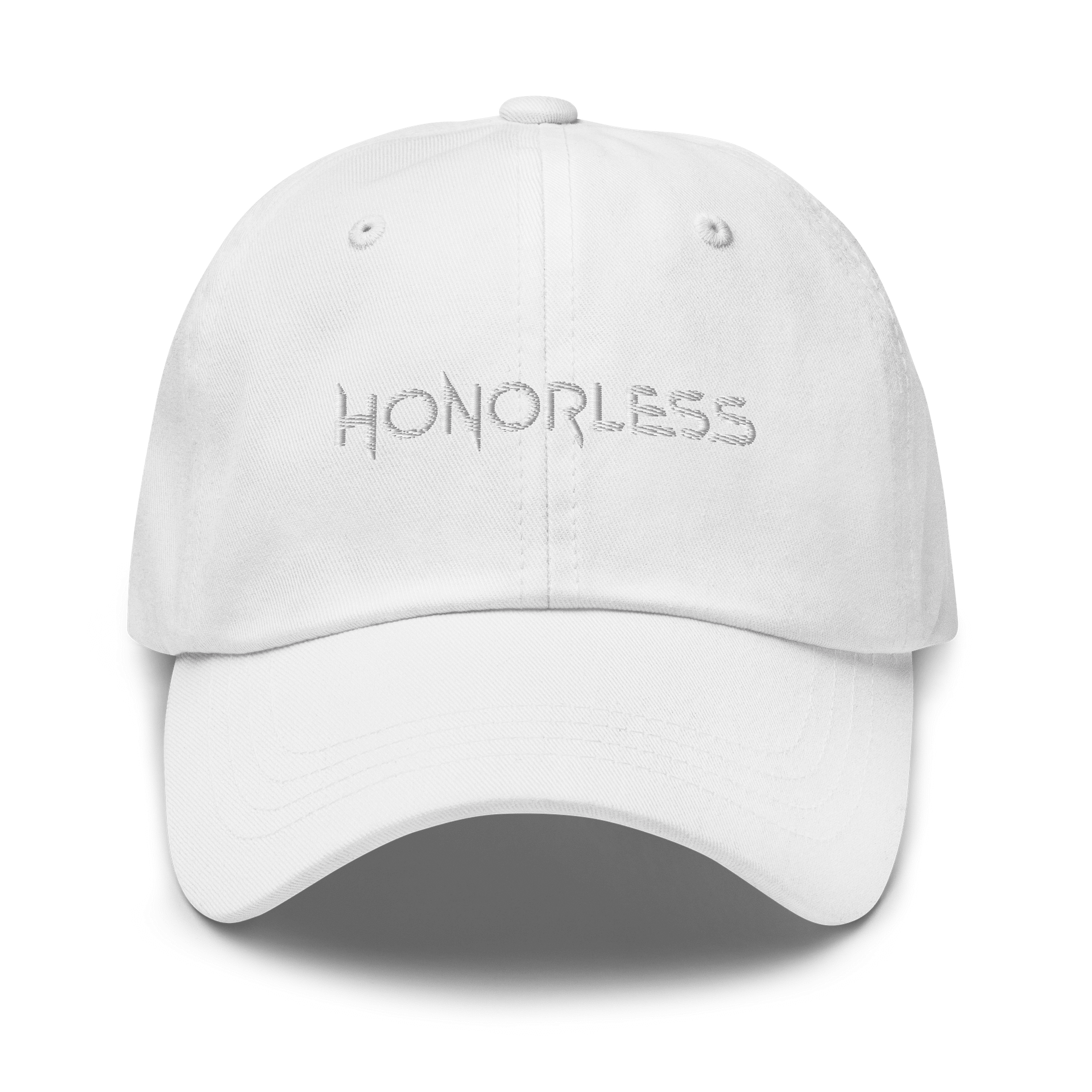 HONORLESS LOGO // WHITE ON WHITE product image (1)