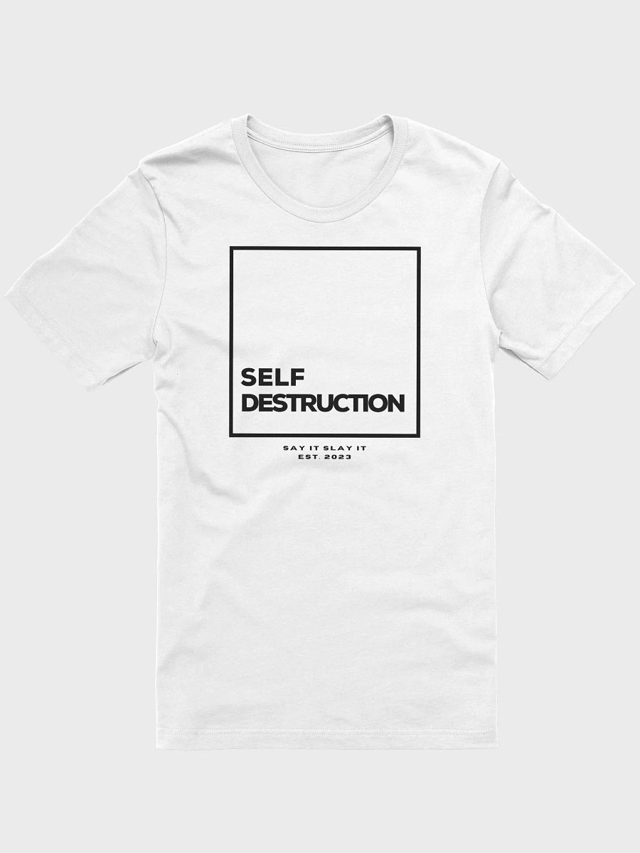 Self Destruction W&B Unisex T-Shirt By MatticusX product image (1)