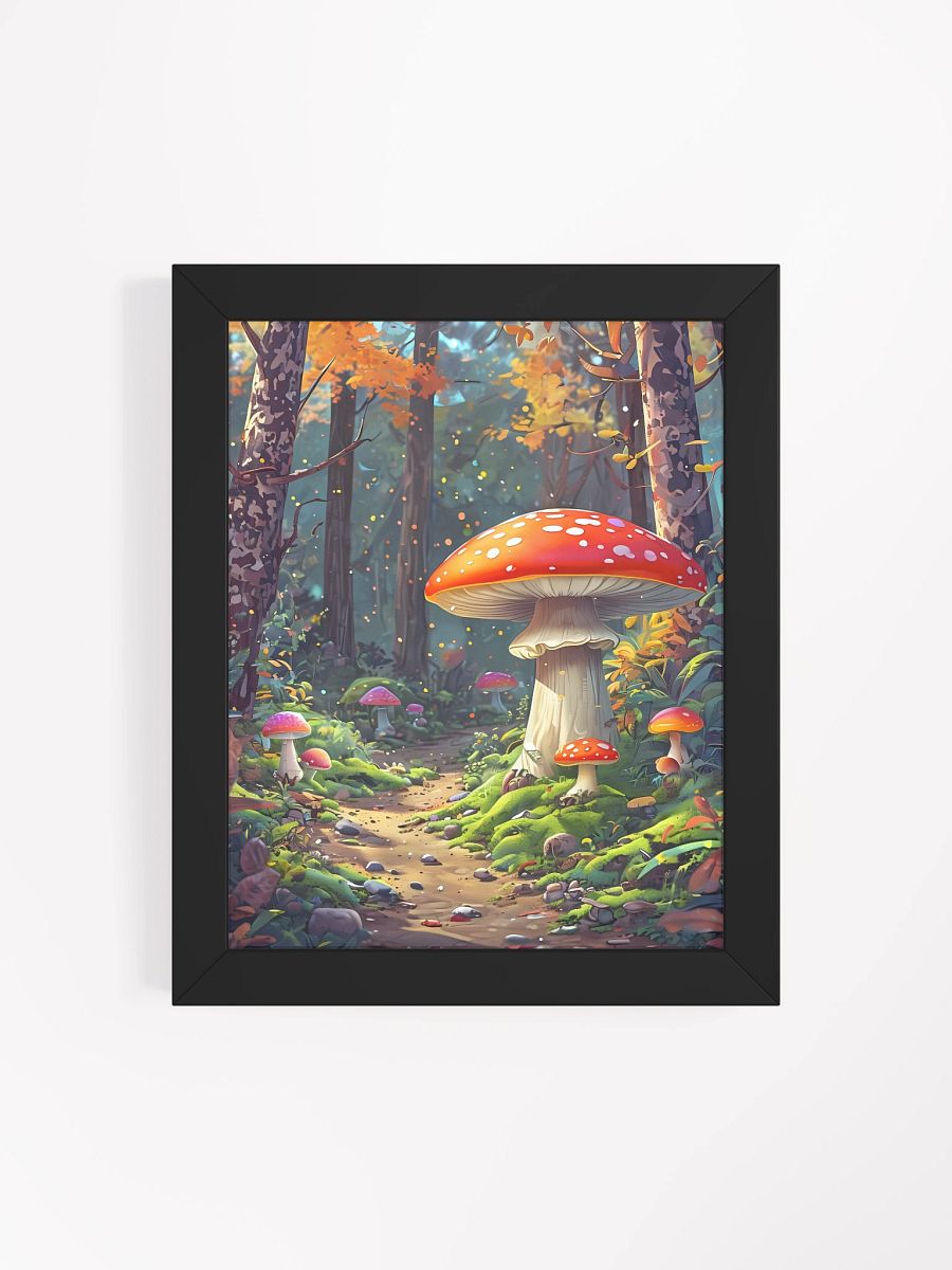 Enchanted Mushroom Forest Framed Poster product image (5)