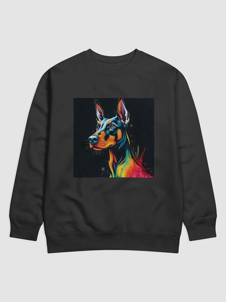 Vibrant Doberman Portrait Sweatshirt product image (2)