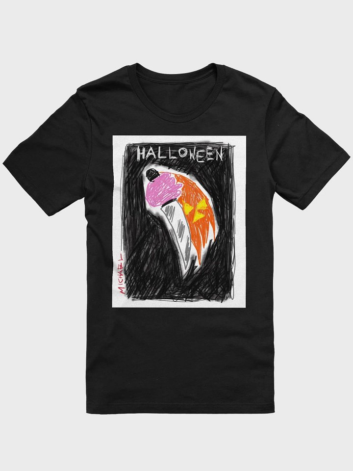 🔥 "Halloween" – CreepyKids Horror Art Girl Print Tee🎃💀 product image (1)