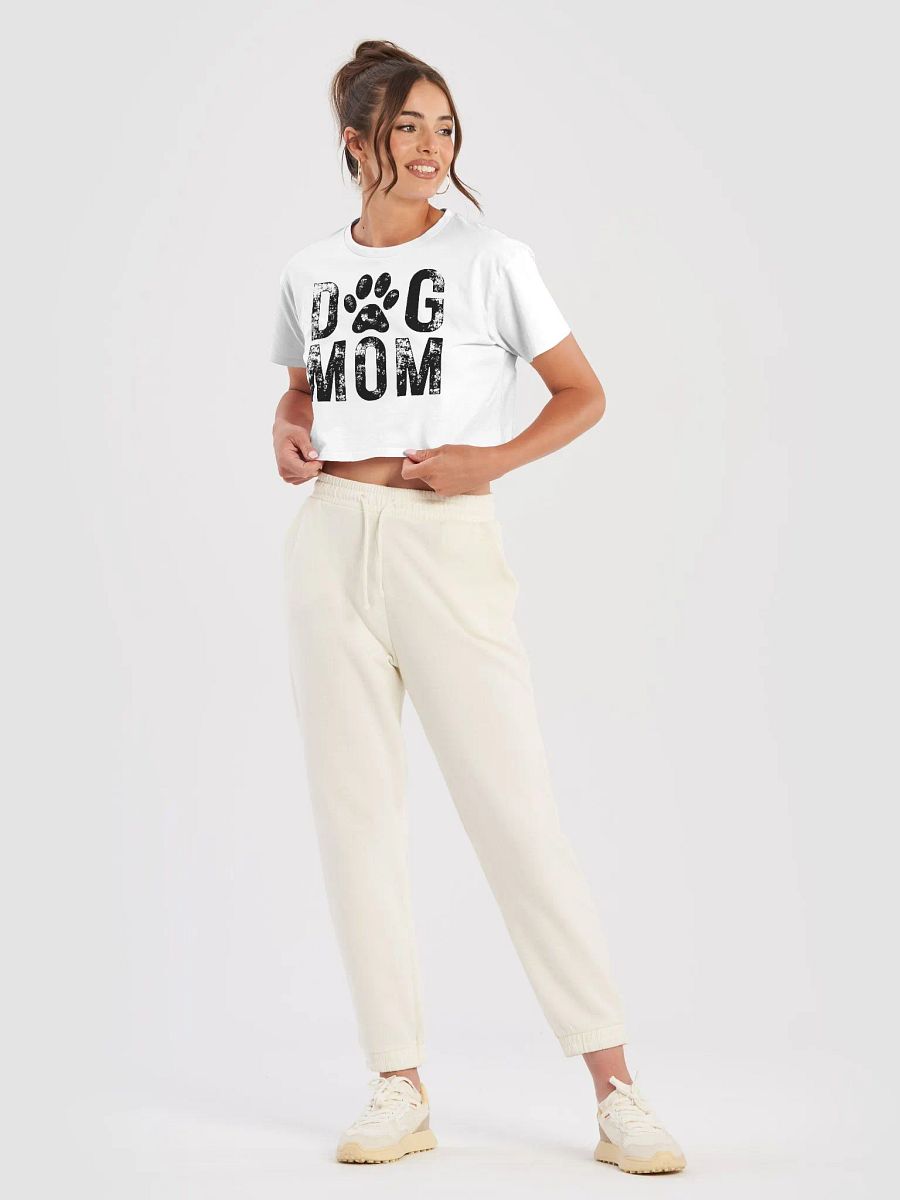 Proud Dog Mom Crop Top – Show Your Love for Your Furry Friend product image (2)