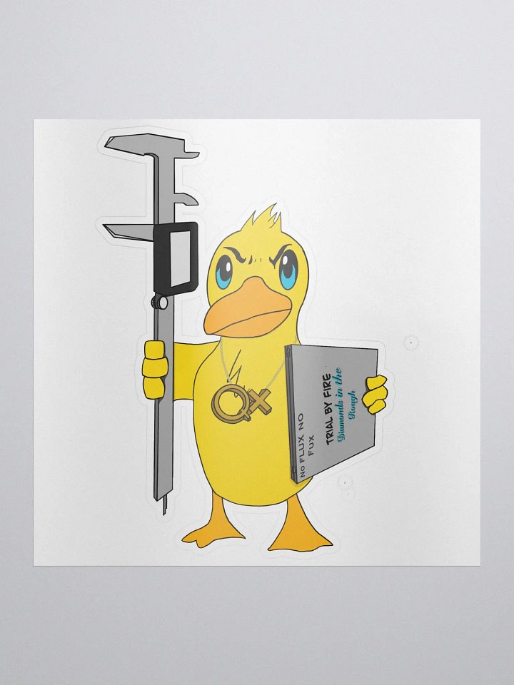 The DUQ Duck Sticker product image (1)