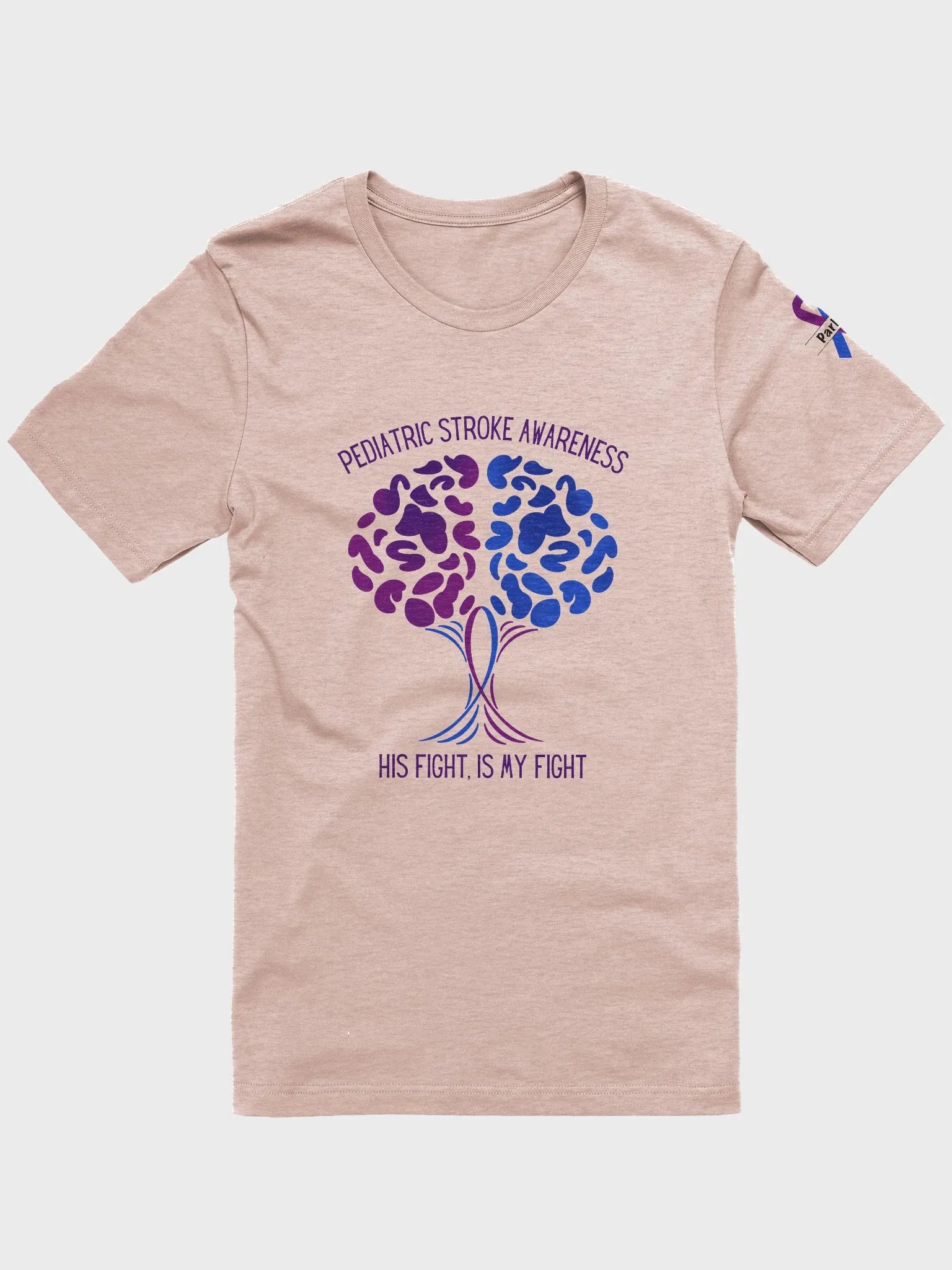 His Fight, Is My Fight - Pediatric Stroke T-Shirt product image (1)