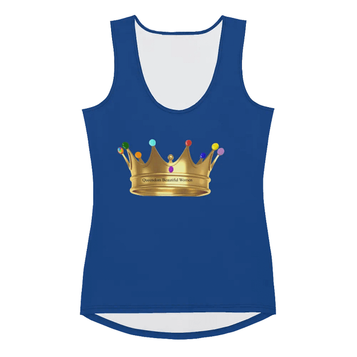 Queendom Beautiful Women Crown Tank Top/Blue(TM) product image (1)