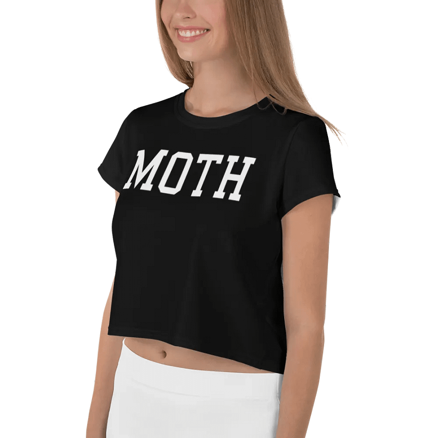 (2 sided) Moth Man crop tee product image (5)