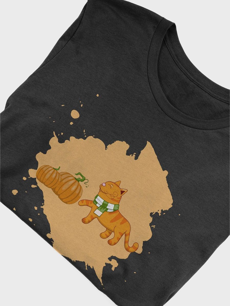 : 🍁 Autumn Cat T-Shirt | Cute Fall Cat with Pumpkins Shirt | Cozy Autumn Vibes Tee product image (31)